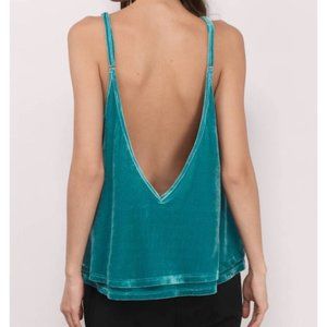 Tobi Velour Tank Top